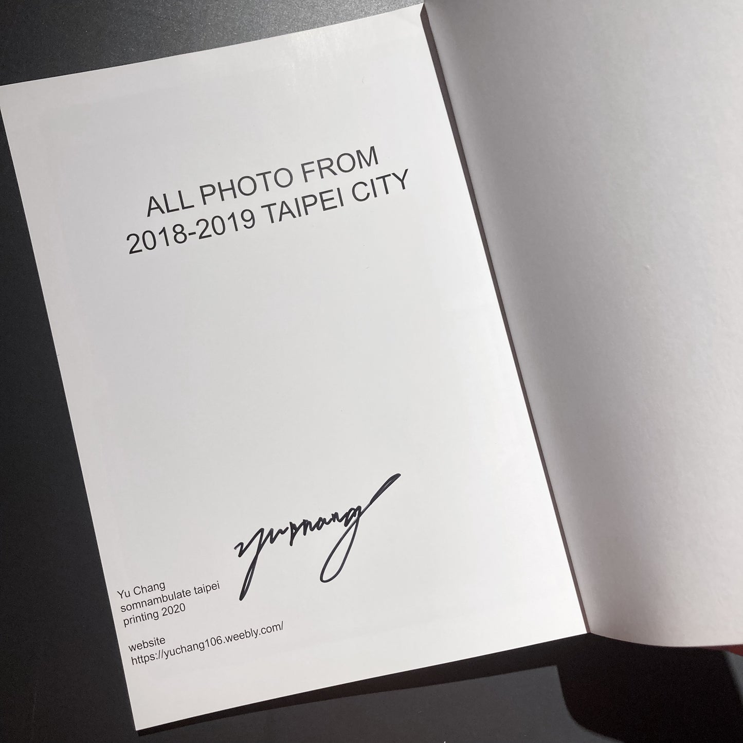 somnambulate taipei - YU CHANG