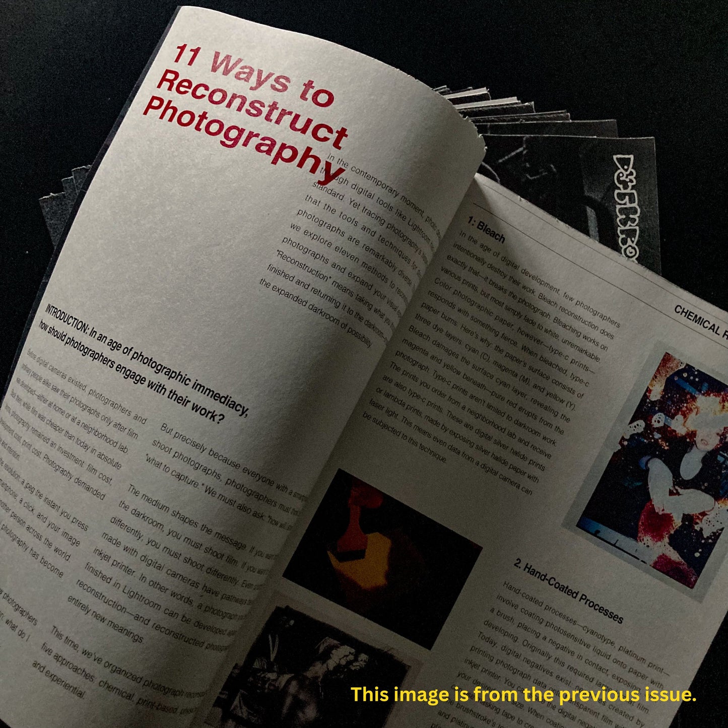 Monthly Zine with a Darkroom Print - DARKROOM IN USE