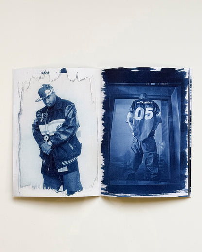Boom Bap Echoes - Hip-Hop Portraits in Cyanotype