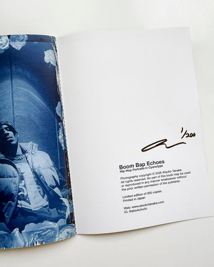 Boom Bap Echoes - Hip-Hop Portraits in Cyanotype