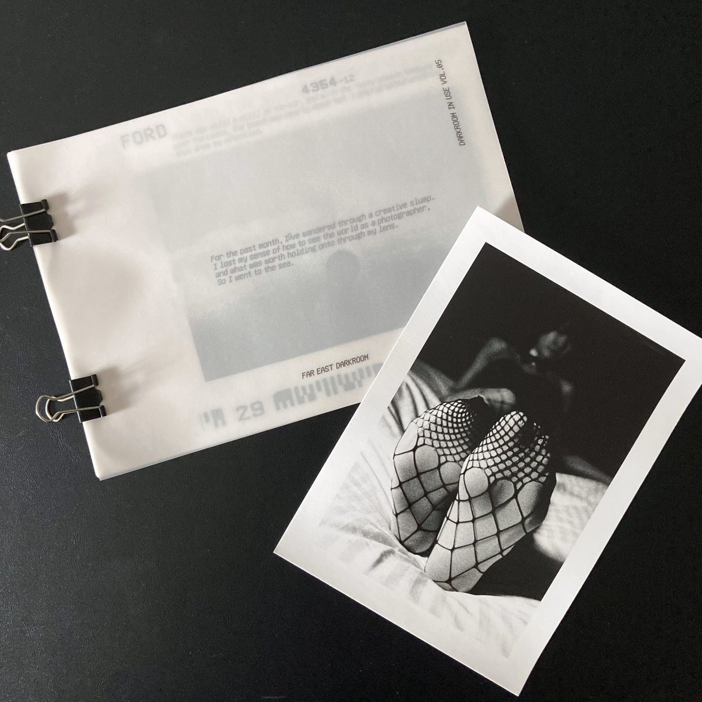 Monthly Zine with a Darkroom Print - DARKROOM IN USE Vol.05