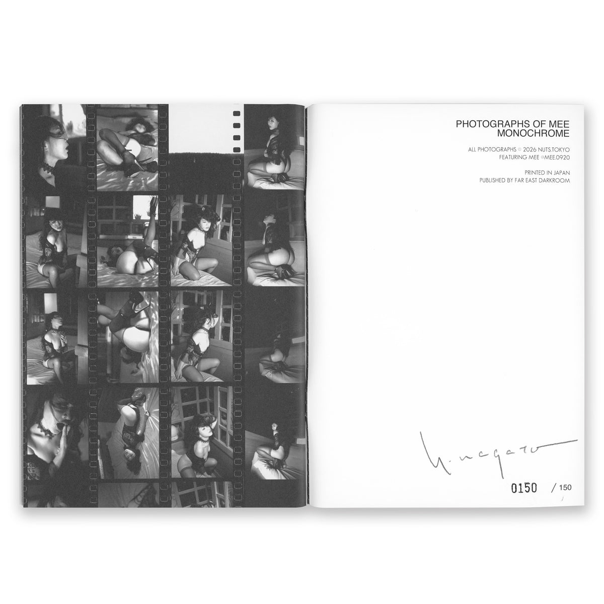 Photographs of Mee Monochrome