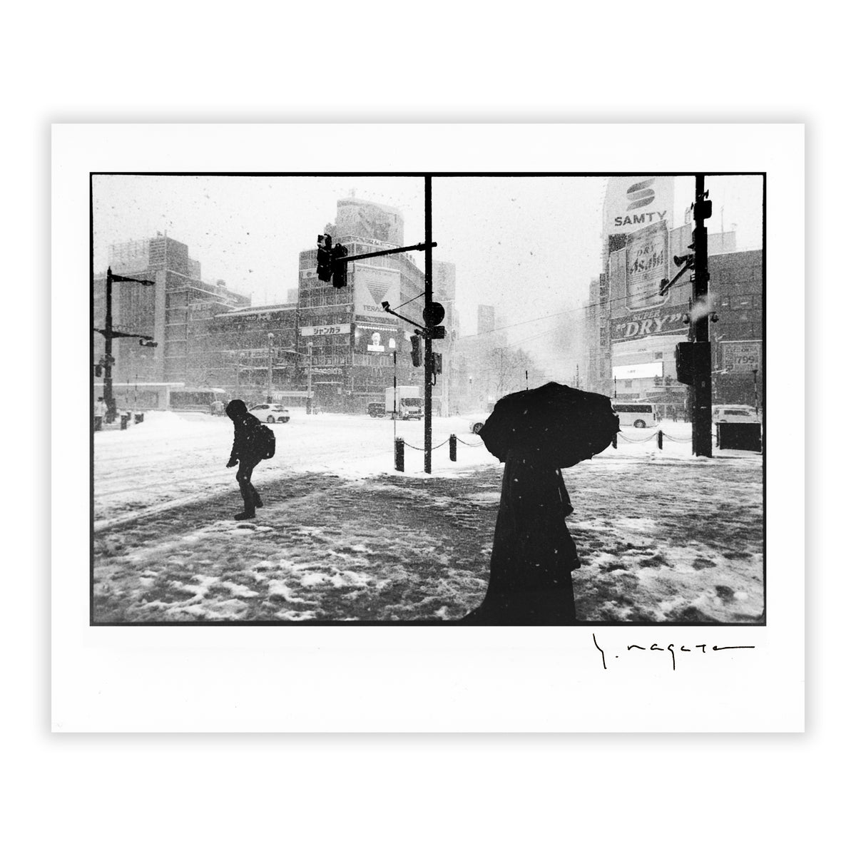 Snow Morning in Susukino